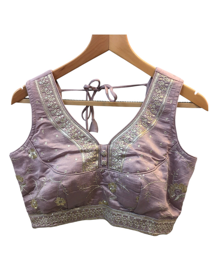 Lilac - Ready Made Lehenga Set - Size 12 - 38"(Loosen up to 14) ) UK Stock - 24h Dispatch - KTC241207  TP 1224