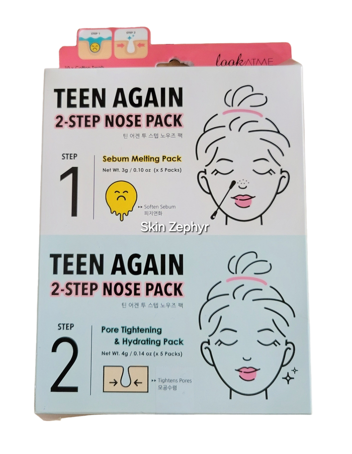 Lookatme Teen Again 2-Step Nose Pack
