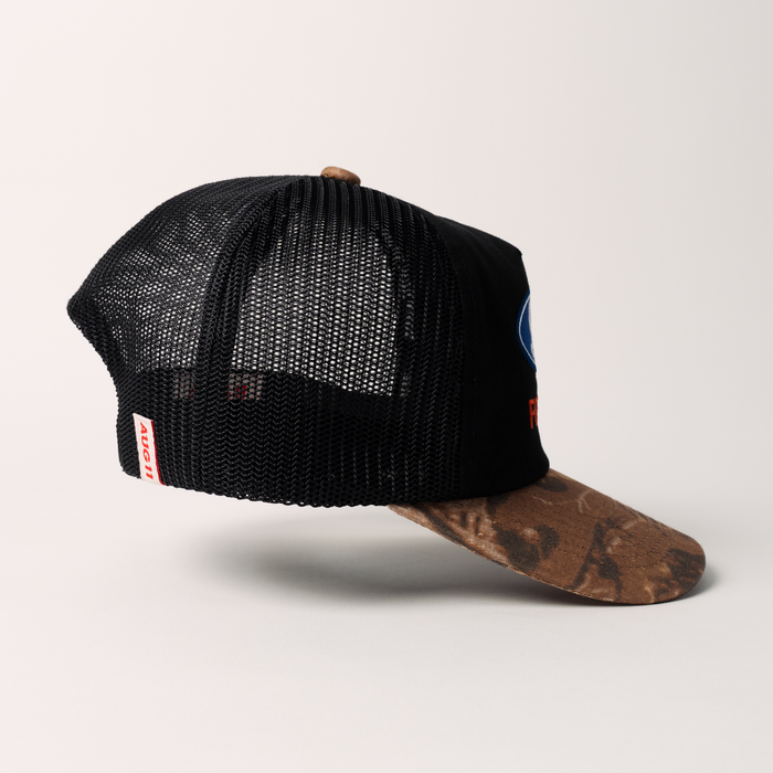 Lord Forgive Me Camo/Blk (Unstructured Mesh Trucker)