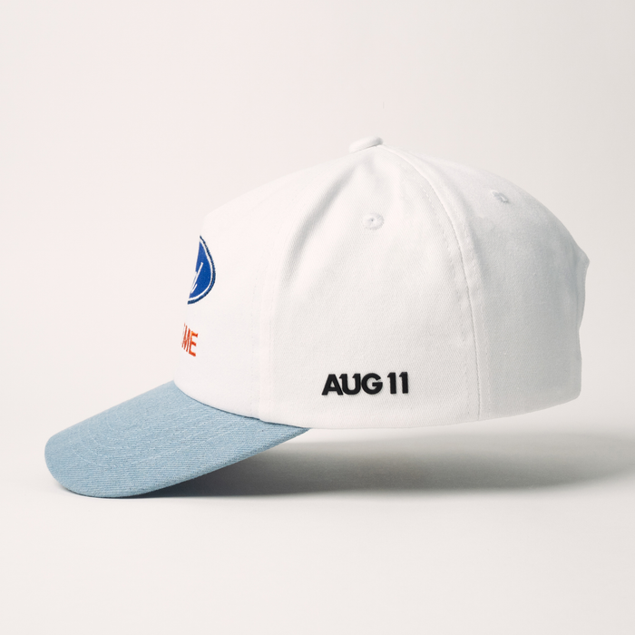 Lord Forgive Me White/Denim (Unstructured)