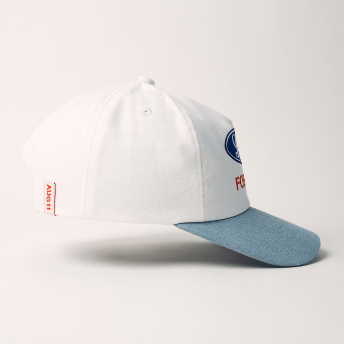 Lord Forgive Me White/Denim (Unstructured)