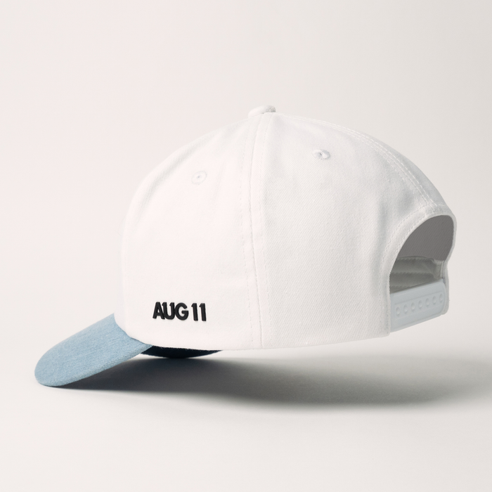 Lord Forgive Me White/Denim (Unstructured)