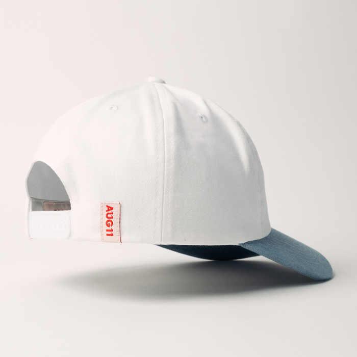 Lord Forgive Me White/Denim (Unstructured)