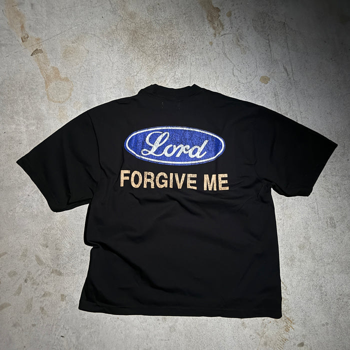 Lord Forgive T-Shirt (True Black) OVERSIZED