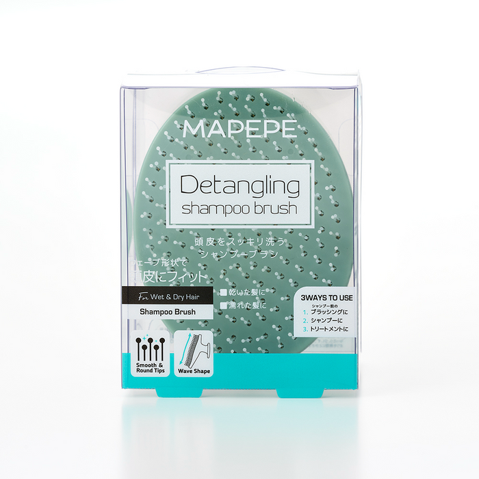 Mapepe Detangling Shampoo Brush Grayish Mint