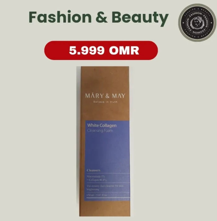 Mary & May – White Collagen Cleansing Foam