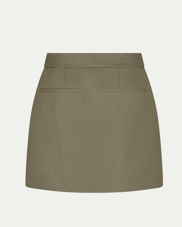 Mary Mini Skirt in Stone Sage