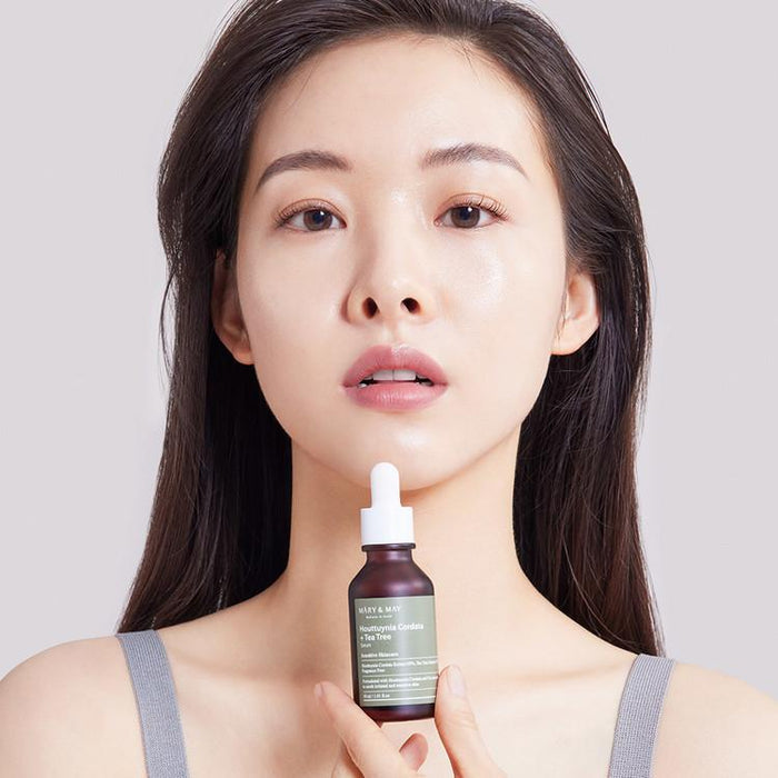 [MARY&MAY] Houttuynia Cordata +Tea Tree Serum - 30ml-MARY&MAY-Luxiface