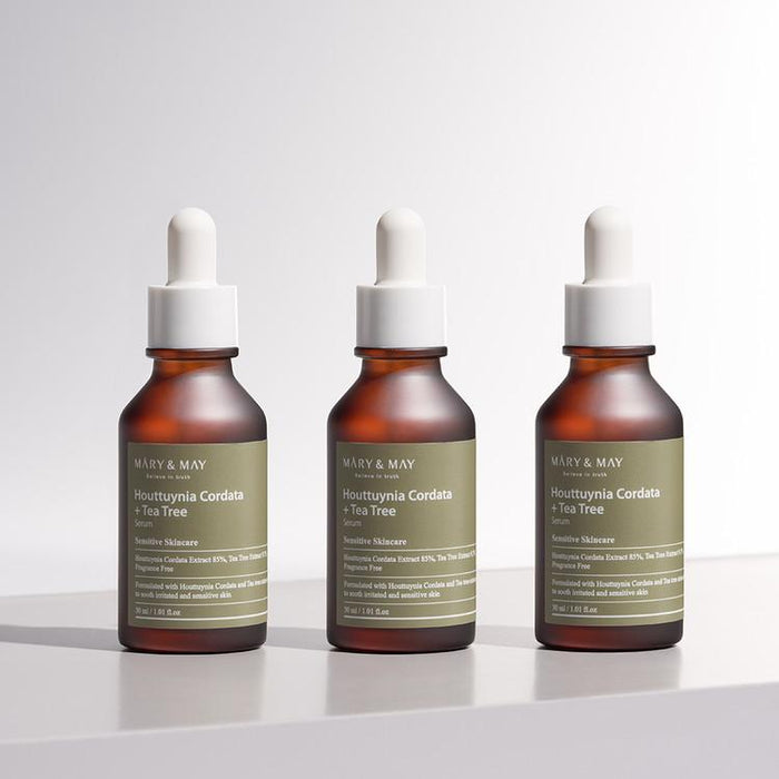[MARY&MAY] Houttuynia Cordata +Tea Tree Serum - 30ml-MARY&MAY-Luxiface