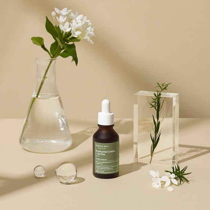 [MARY&MAY] Houttuynia Cordata +Tea Tree Serum - 30ml-MARY&MAY-Luxiface