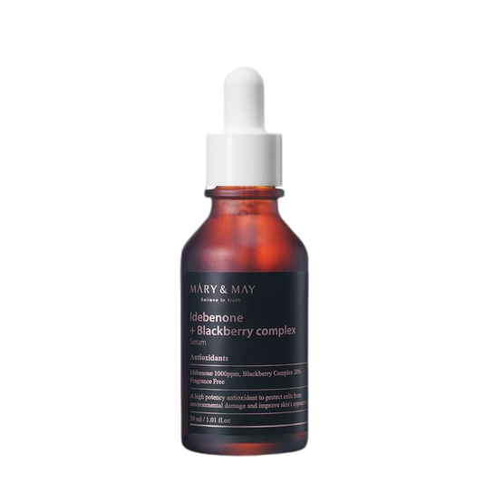 [MARY&MAY] Idebenone + Blackberry Complex Serum - 30ml-Luxiface.com