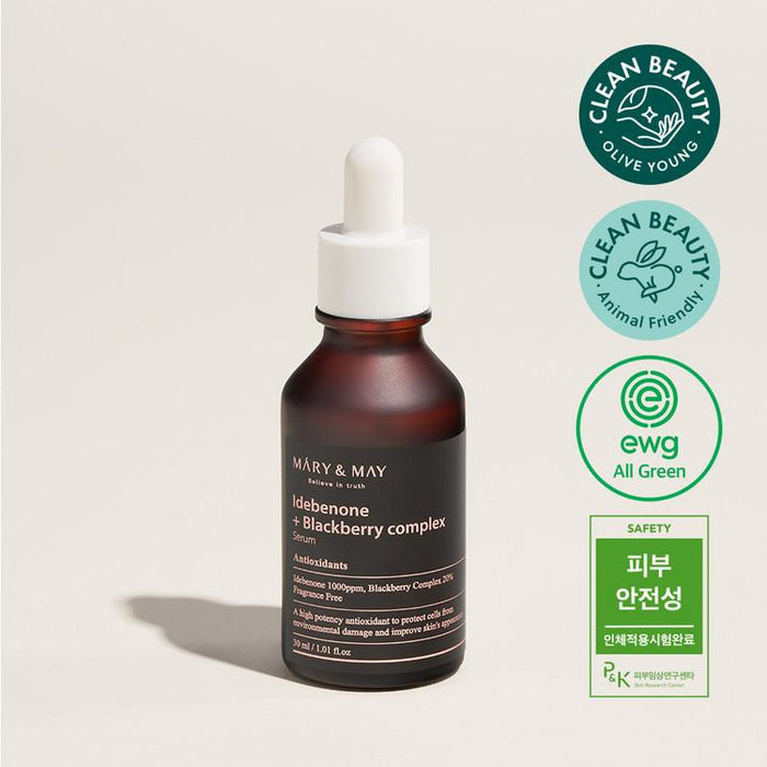 [MARY&MAY] Idebenone + Blackberry Complex Serum - 30ml-MARY&MAY-Luxiface