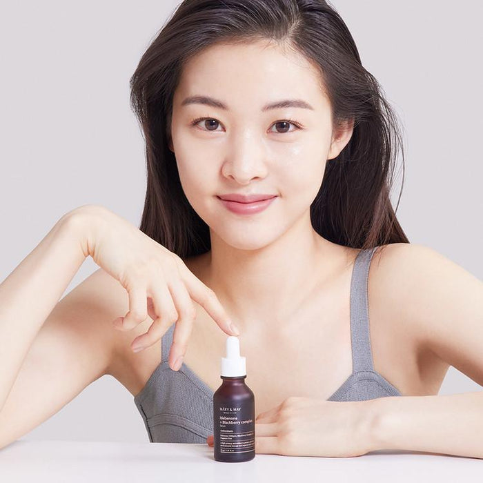 [MARY&MAY] Idebenone + Blackberry Complex Serum - 30ml-MARY&MAY-Luxiface