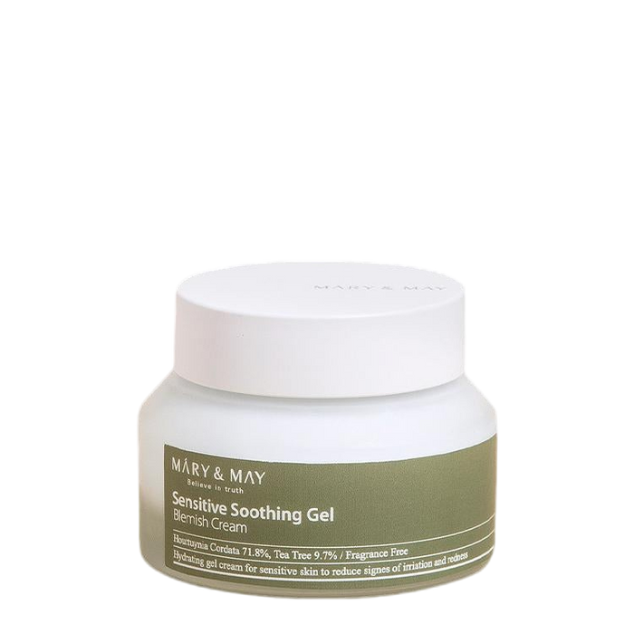 [MARY&MAY] Sensitive Soothing Gel Blemish Cream - 70ml-Luxiface.com