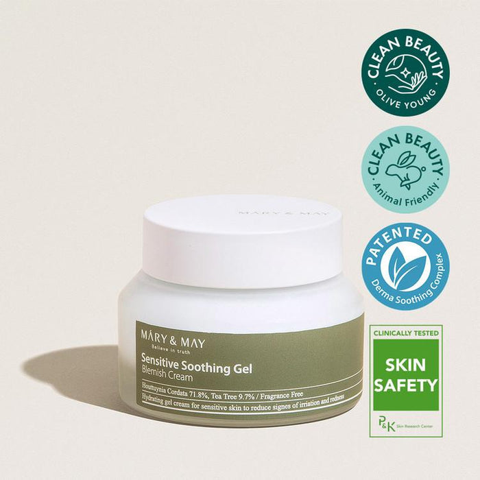 [MARY&MAY] Sensitive Soothing Gel Blemish Cream - 70ml-MARY&MAY-Luxiface