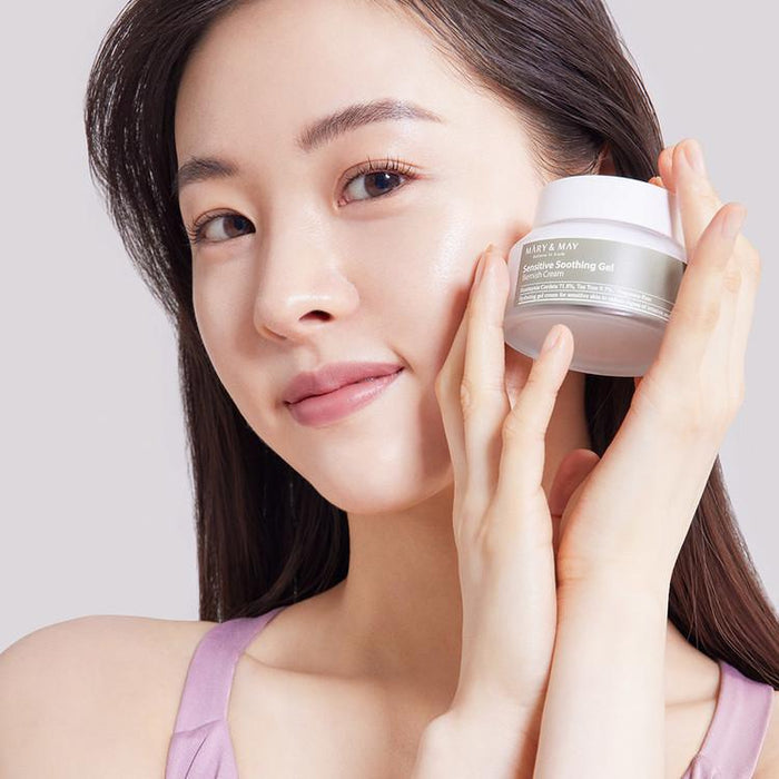 [MARY&MAY] Sensitive Soothing Gel Blemish Cream - 70ml-MARY&MAY-Luxiface