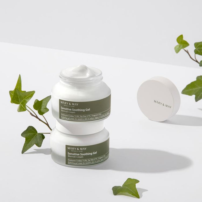 [MARY&MAY] Sensitive Soothing Gel Blemish Cream - 70ml-MARY&MAY-Luxiface