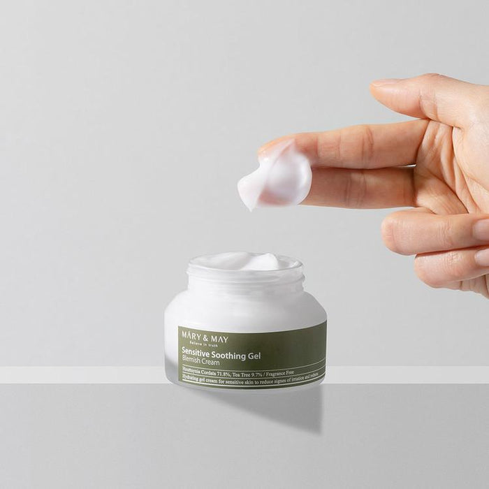 [MARY&MAY] Sensitive Soothing Gel Blemish Cream - 70ml-MARY&MAY-Luxiface