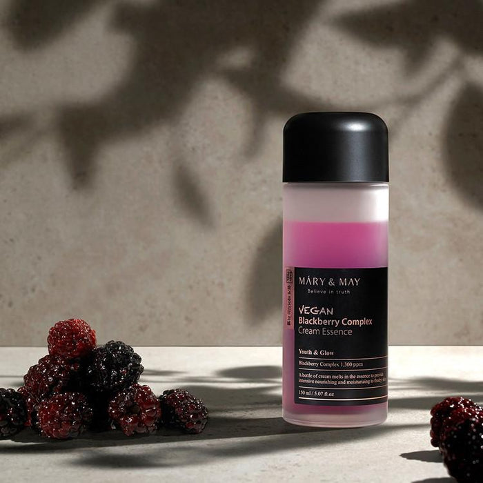 [MARY&MAY] Vegan Blackberry Complex Cream Essence -140ml-MARY&MAY-Luxiface