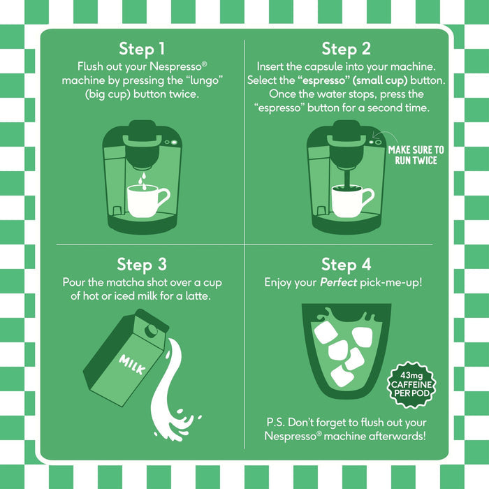 Matcha Nespresso® Pods Bundle - PerfectTed -