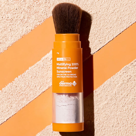 the derma co mineral powder sunscreen