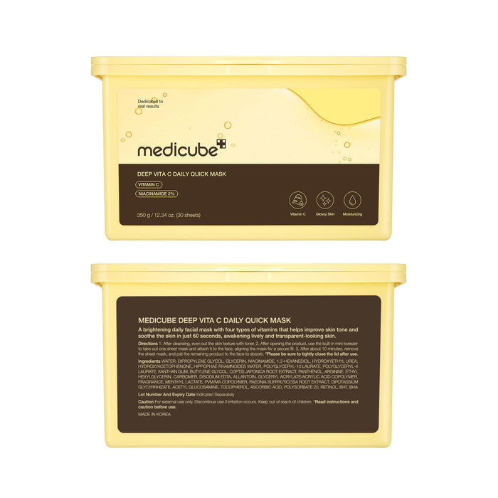 Medicube Deep Vita C Daily Quick Mask 30Pcs