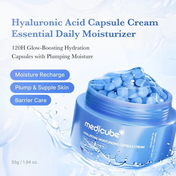 Medicube Hyaluronic Moisturizing Capsule Cream 55G