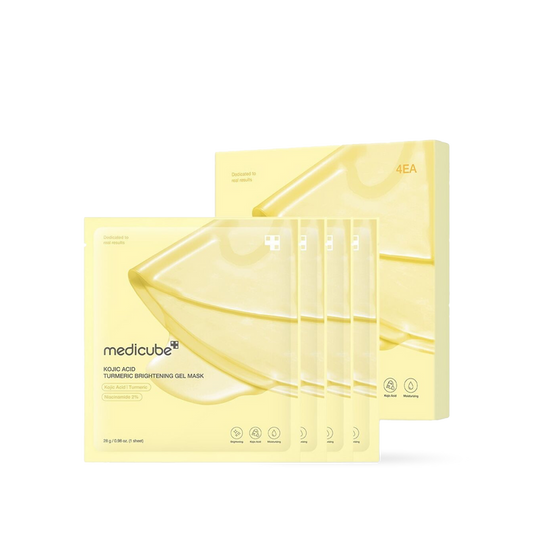 [Medicube] Kojic Acid Turmeric Brightening Gel Mask 4EA-Luxiface.com