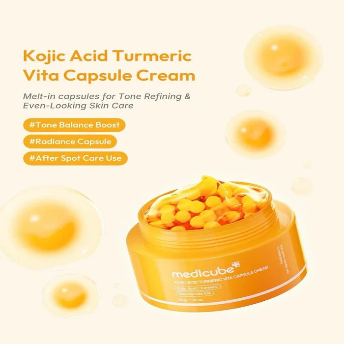 Medicube Kojic Acid Turmeric Vita Capsule Cream 53G