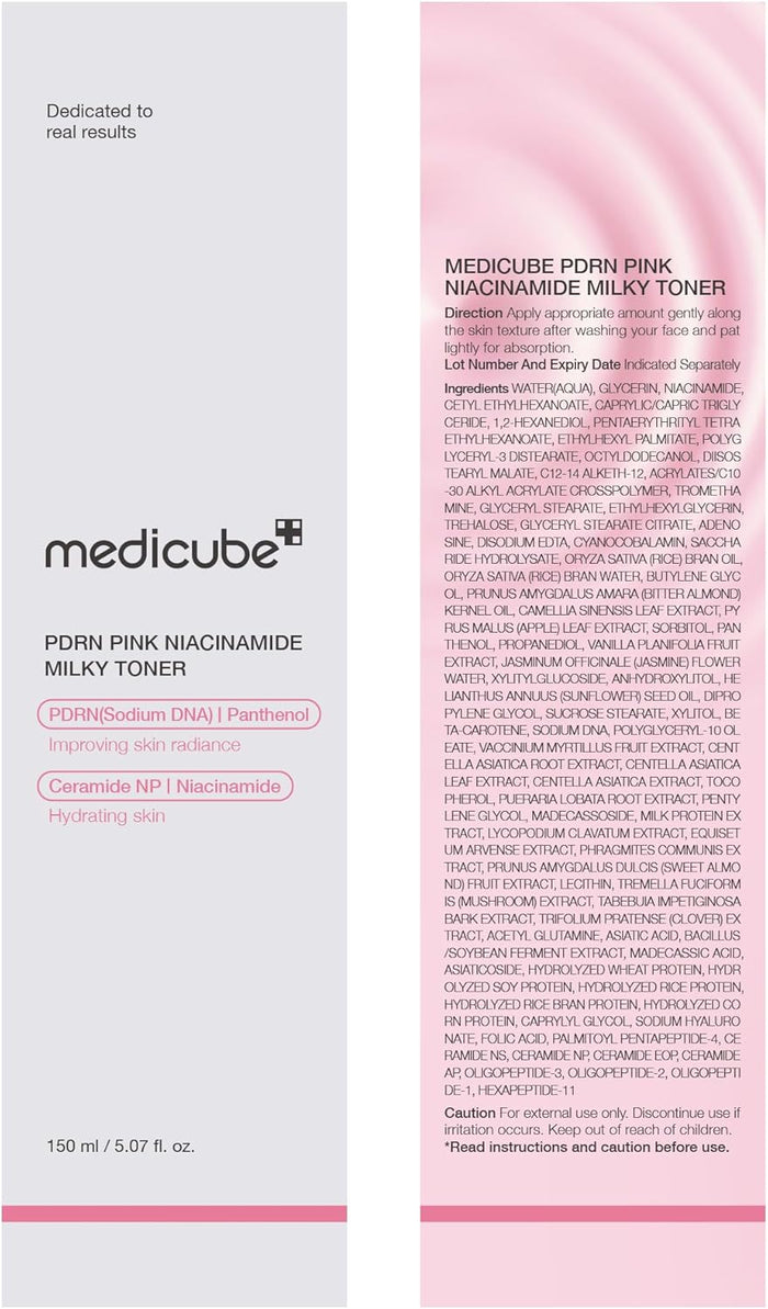 Medicube PDRN Pink Niacinamaide Milky Toner 150ml