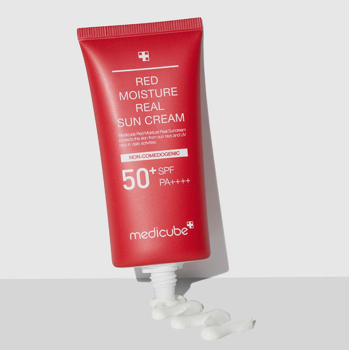Medicube Red Moisture Real Sun Cream.
