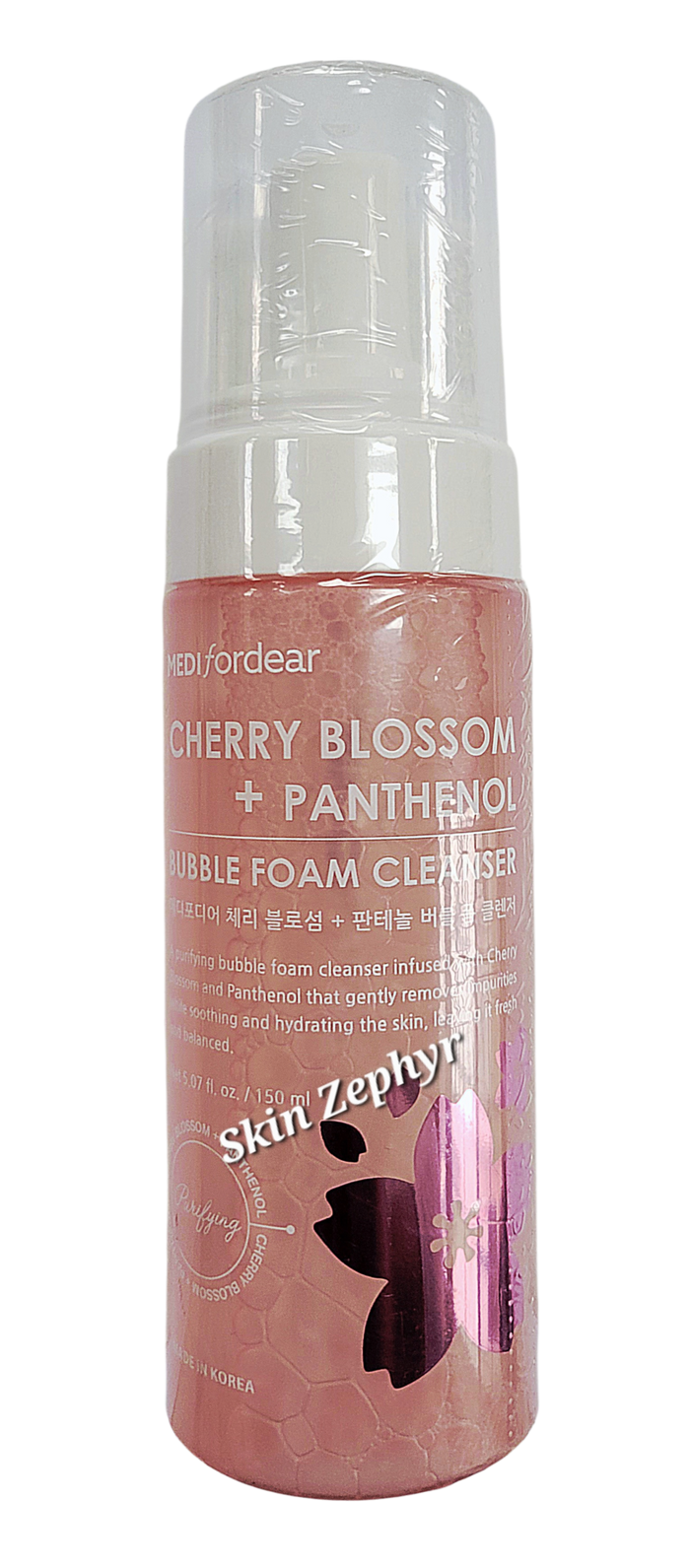 Medifordear Cherry Blossom and Panthenol Bubble Foaming Cleanser