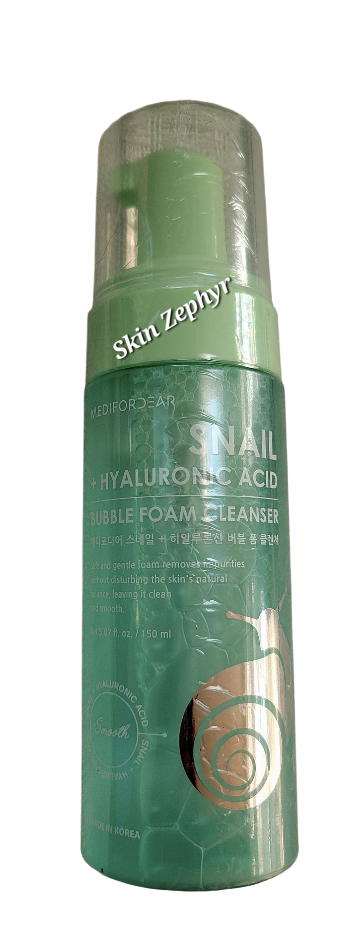 Medifordear Snail + Hyaluronic Acid Bubble Foam Cleanser