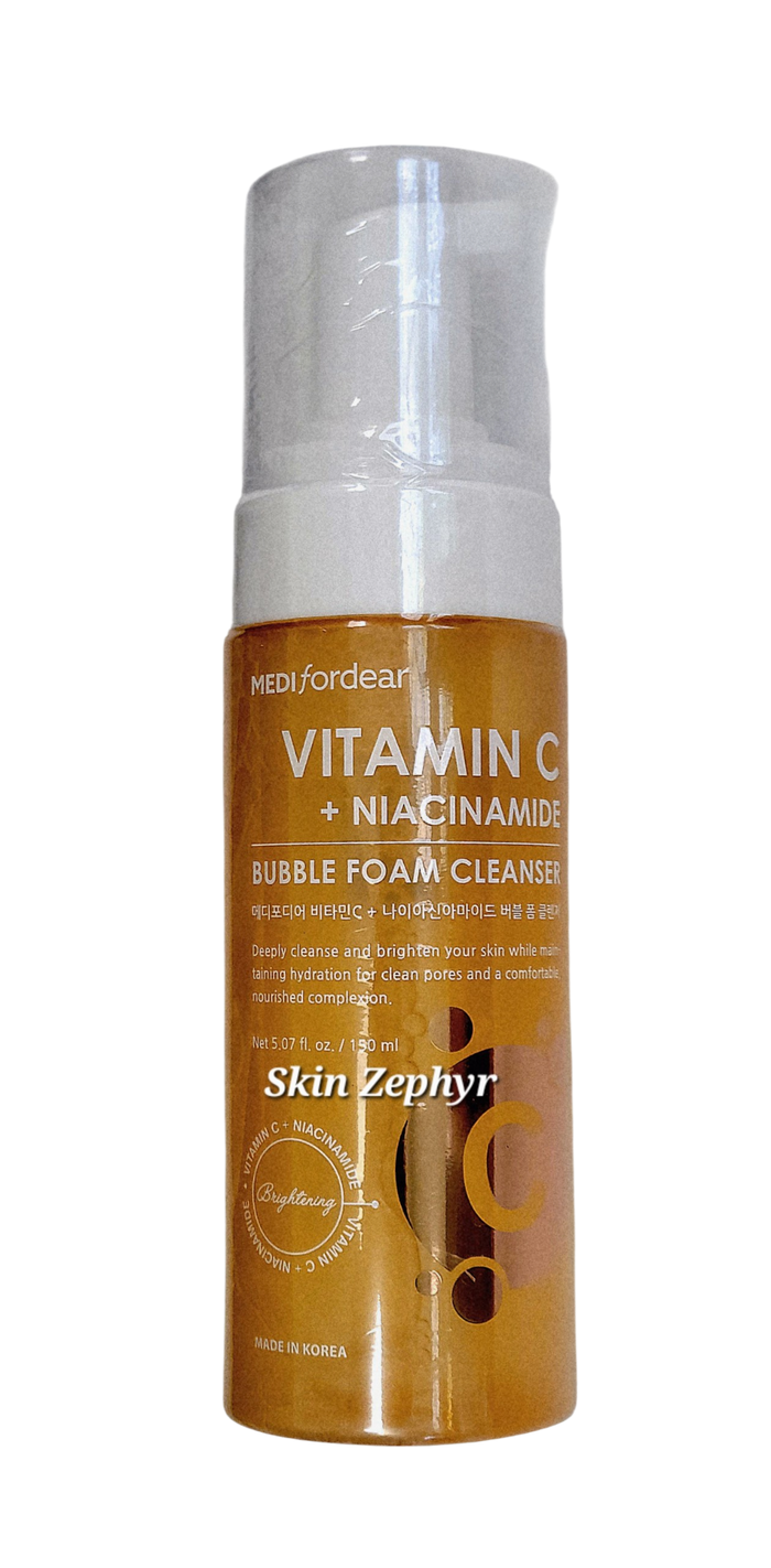 Medifordear Vitamin C + Niacinamide Bubble Foaming Cleanser