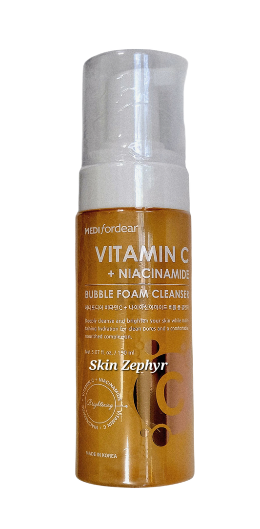 Medifordear Vitamin C + Niacinamide Bubble Foaming Cleanser