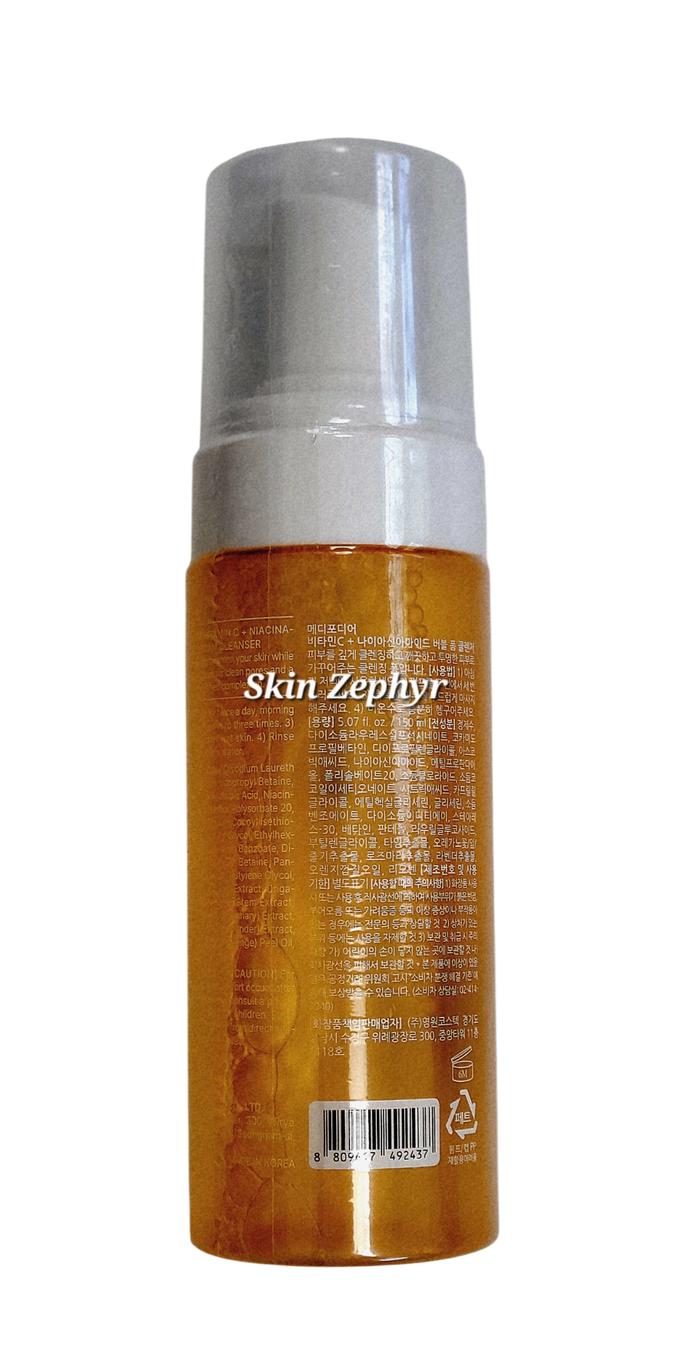 Medifordear Vitamin C + Niacinamide Bubble Foaming Cleanser
