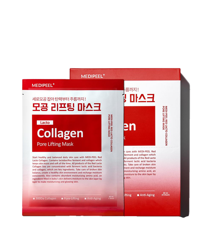 [MediPeel] Lacto Collagen Pore Lifting Mask 30ml 10ea-Luxiface.com