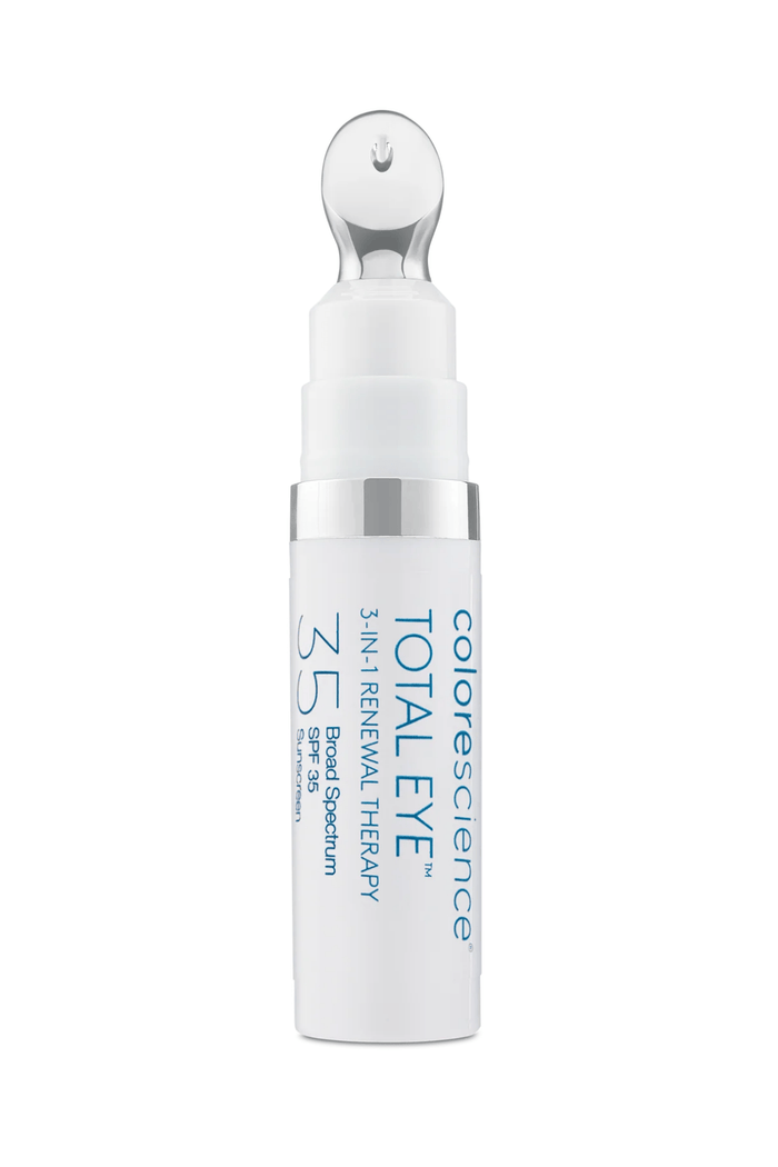 Colorescience Total Eye 3-in-1 Renewal Therapy Medium SPF 35 0.23 oz – tinted eye treatment with SPF to conceal, protect, and reduce signs of aging at West Em Medical Spa