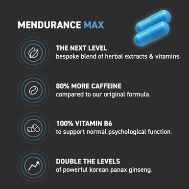 Mendurance Max Supplement For Men 10 Capsules