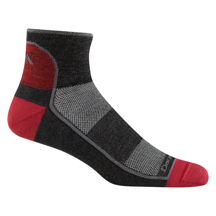 Men's 1715 Quarter Lightweight No Cushion Running Socks