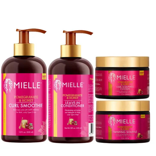 Mielle Pomegranate & Honey 4-Piece Set