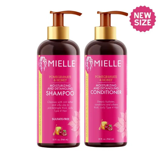 Mielle Pomegranate & Honey Detangling Shampoo & Conditioner Duo
