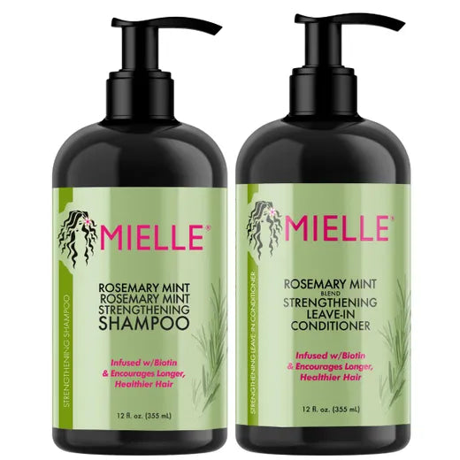 Mielle Rosemary Mint Strengthening Hair Care Duo