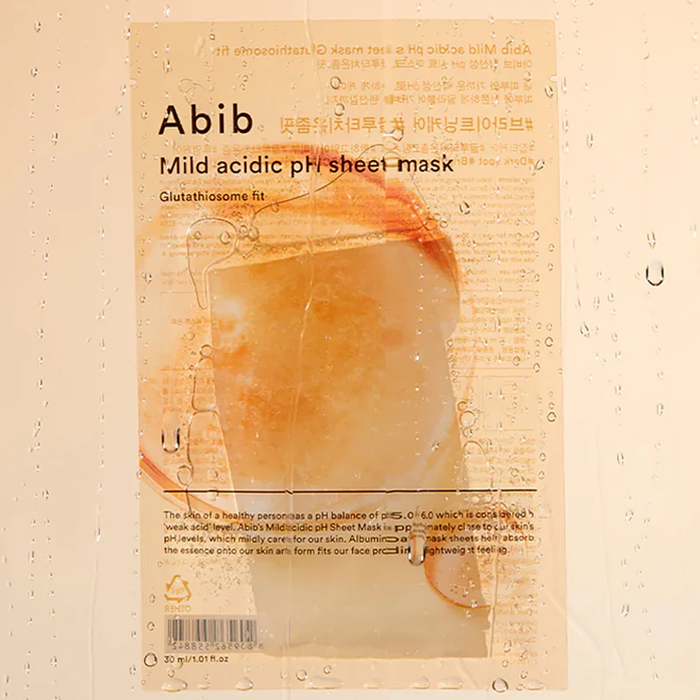 Mild Acidic PH Sheet Mask Glutathiosome Fit