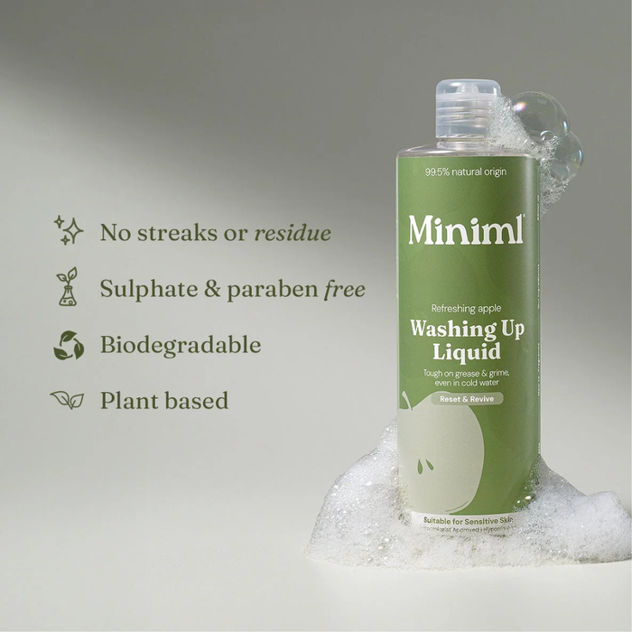 Miniml Washing Up Liquid Refreshing Apple Bulk Refill 5L