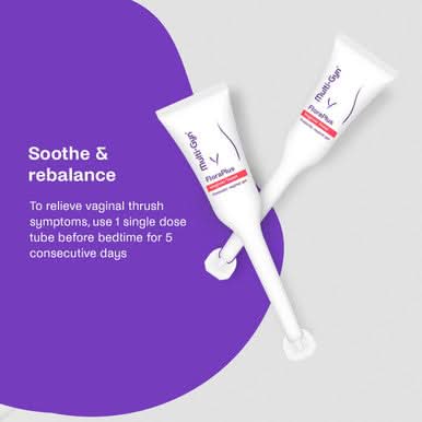 Multi-Gyn FloraPlus Vaginal Thrush Treatment Gel 5 x 5ml Tubes