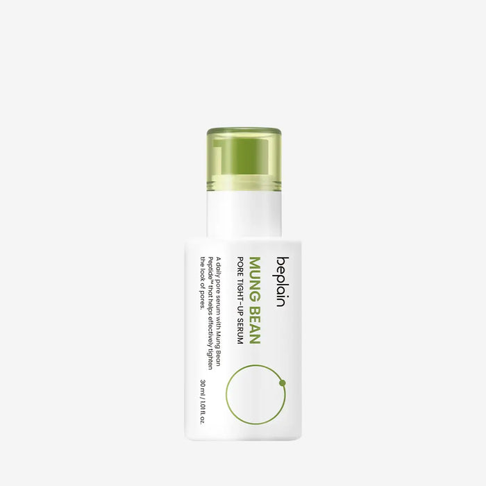 Beplain Mung Bean Peptide Soothing Serum 50ml - front product shot with pump dispenser for sensitive skin
