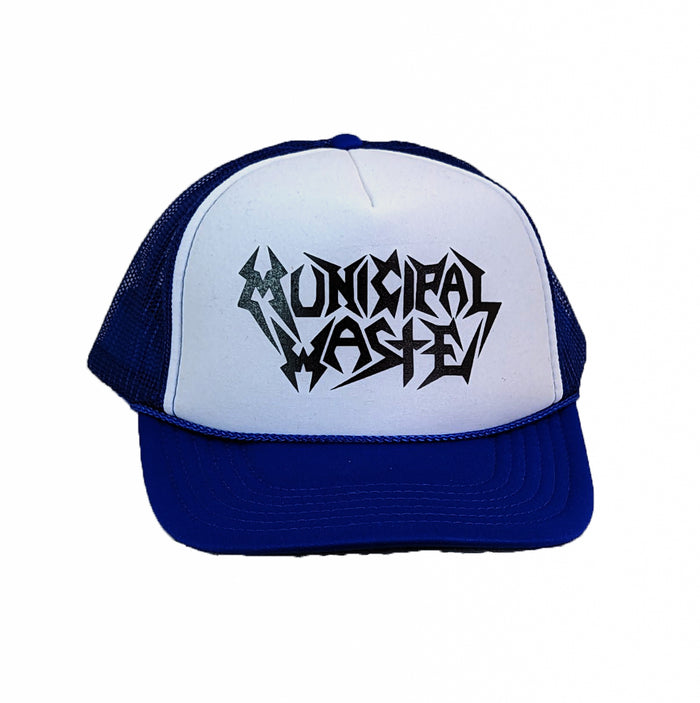 MUNICIPAL WASTE (Wasted White/Blue) Trucker Hat