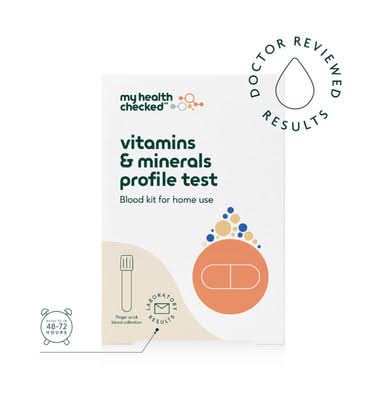 MyHealthChecked Vitamins & Minerals Profile Test