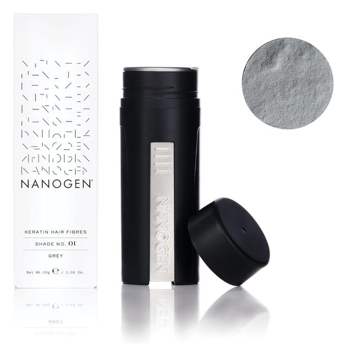 Nanogen Hair Thickening Fibres Grey 30g